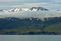 North coast of Iceland on the shores of Skjalfandi Shaky bay