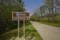 North Coast 500 NC500 road signs in the Scottish Highlands Royalty Free Stock Photo