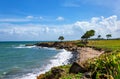 North coast, Pointe Allegre, Basse-Terre, Guadeloupe, Caribbean Royalty Free Stock Photo