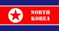 North corea flag