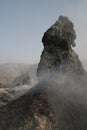 North Crater Hornito, Erta Ale volcano, Africa Royalty Free Stock Photo