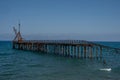 North Cyprus - Lefke - Karavostasi Shipwreck is an amazing abandoned place Royalty Free Stock Photo