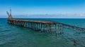 North Cyprus - Lefke - Karavostasi Shipwreck is an amazing abandoned place Royalty Free Stock Photo