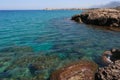 North cyprus sea Royalty Free Stock Photo