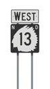 North Dakota State Highway road sign