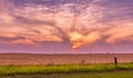 North Dakota Sunset Near Bismarck