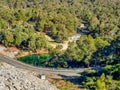 The North Dandalup Dam is part of Perth`s Integrated Water Supply Scheme operated by. Water Corporation. It is one of 15 dams