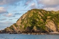 North Devon coast near the city Ilfracombe Royalty Free Stock Photo