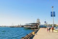 North Embarcadero Waterfront park, San Diego. Royalty Free Stock Photo