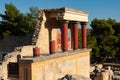 North Entrance at the Palace of Knossos