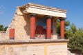 North Entrance, Propylaeum, to the ancient King Minos Minoan Palace of Konssos, Greece, Krete