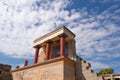 North Entrance, Propylaeum, to the ancient King Minos Minoan Palace of Konssos, Greece, Krete