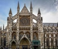 North entrance of Westminster Abbey Royalty Free Stock Photo