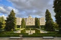 North facade of Royal Palace. Madrid, Spain.