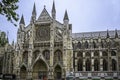 The north facade of Westminster Abbey in London Royalty Free Stock Photo