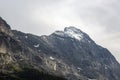 North face of the Eiger mountain in a snow, Bernese Alps, Grindelwald, Switzerland Royalty Free Stock Photo