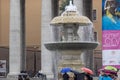 North Fountain in St. Peter\'s Square in the Vatican on a sunny day