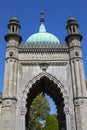 North Gate of the Royal Pavilion in Brighton Royalty Free Stock Photo