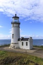 North Head Lighthouse in Ilwaco, Washington. Royalty Free Stock Photo