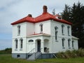 North Head lighthouse head keeper's house Royalty Free Stock Photo