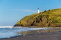 North Head Lighthouse at Pacific coast, built in 1898 Royalty Free Stock Photo