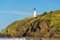 North Head Lighthouse at Pacific coast, built in 1898 Royalty Free Stock Photo