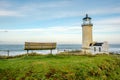 North Head Lighthouse at Pacific coast, built in 1898 Royalty Free Stock Photo