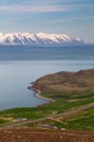 North Iceland flord - Eyjafjordur Royalty Free Stock Photo