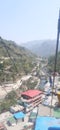 The indiaan mountainous roaping site at Mussoorie.