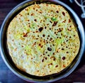 North Indian food aaloo paratha Royalty Free Stock Photo