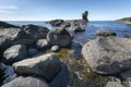 North Ireland, rocky coastline landscape