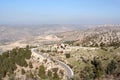 North Jordan landscape in winter