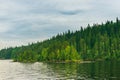 North Karelia lake, Russian wild nature. Royalty Free Stock Photo