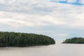 North Karelia lake, Russian wild nature. Royalty Free Stock Photo