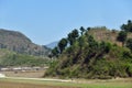 North Korea countryside landscape Royalty Free Stock Photo