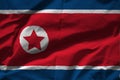 North korea flag Royalty Free Stock Photo