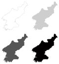 North Korea map - Democratic People`s Republic of Korea