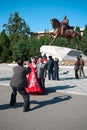 NORTH KOREA, Pyongyang: City Center on October 11, 2011. KNDR