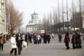 North korea streetscape