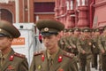 North Korean Army Soldiers in Moscow