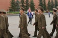 North Korean Army Soldiers in Moscow