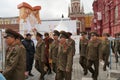 North Korean Army Soldiers in Moscow