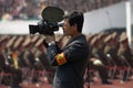 North Korean cameramen