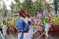 North Korean Pyongyang folk dancers