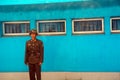 North-Korean soldier, Panmunjon, North-Korea Royalty Free Stock Photo