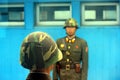 North Korean soldiers in the DMZ