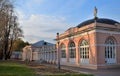 North pavilion part of greenhouse of 19th century estate in Natural historical, architectural and recreational complex `Vorontso Royalty Free Stock Photo