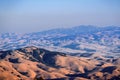 North Peak as seen at sunset from the top of Mt Diablo Royalty Free Stock Photo