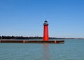 North Pier Light Royalty Free Stock Photo