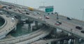 Top view of Hong Kong traffic Royalty Free Stock Photo